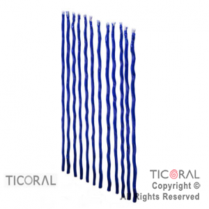 VELA 2326 IRREGULAR 15CM AZUL x 12